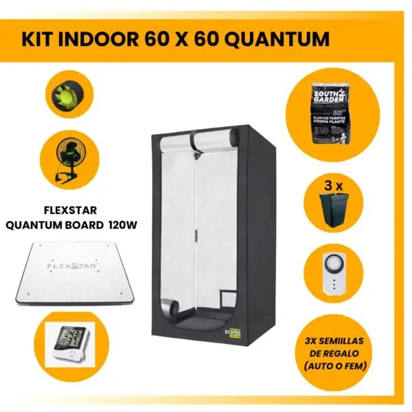 Kit indoor 60x60 Quantum 120W